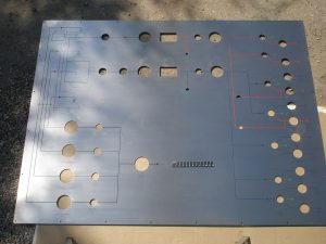1.5 x 1.5 Metres Mimic control panel