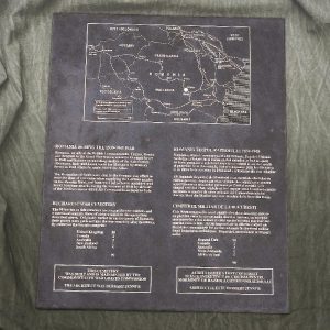 2' x 3' trial bronze plaque for the war graves commission