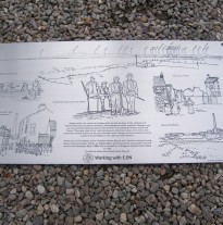 Etched stainless steel