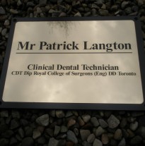 Polished Brass on Perspex mount