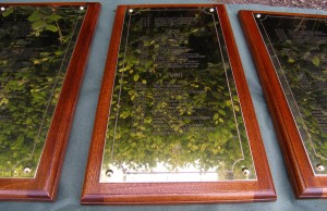 Polished Brass on our Mahogany frames