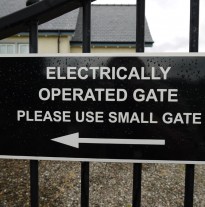 Railing Sign