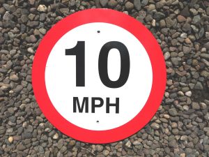 Small foamex speed sign