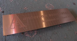 Unpainted etched Bronze