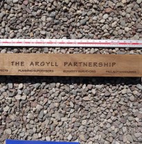 600 x 85 mm laser engraved Iroko