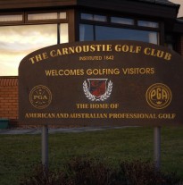 Engraved Bronze with Gold Infill. This sign is about 15 years old