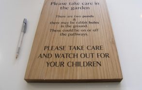 Oak etched