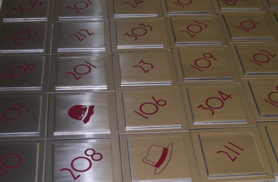 Stainless Steel Squares on Squares