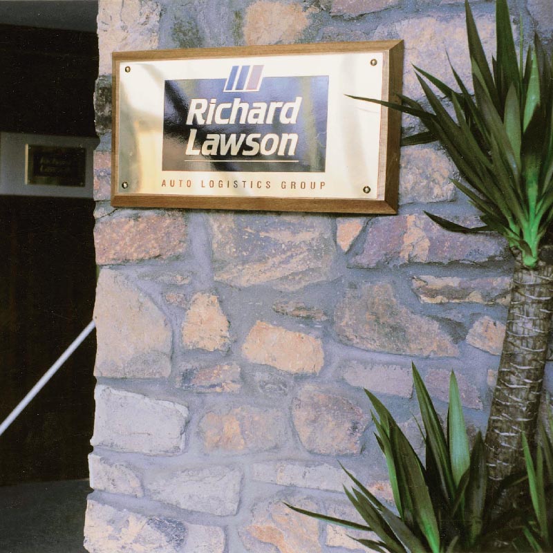 Part reverse engraved brass