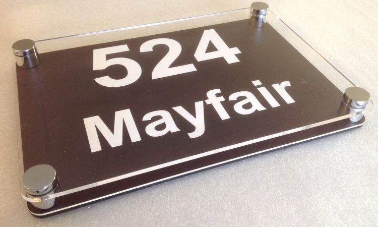 260mmx180mm Perspex Sign