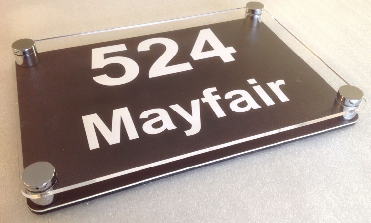 Design your own house sign. Perspex Personalised Plaques