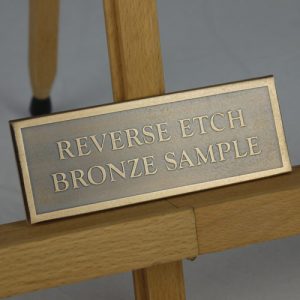 bronze house sign
